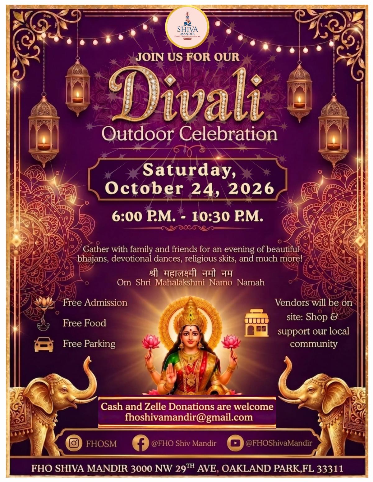 Divali Outdoor Celebration